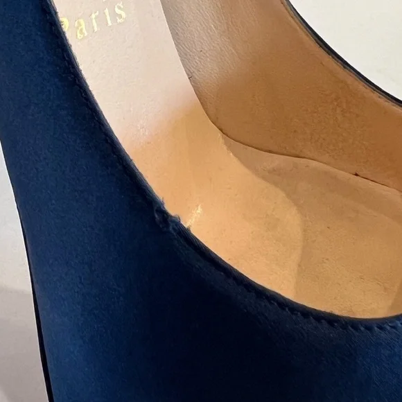Christian Louboutin DAFFODILE 160 CREPE SATIN size 7.5 - Picture 12 of 15